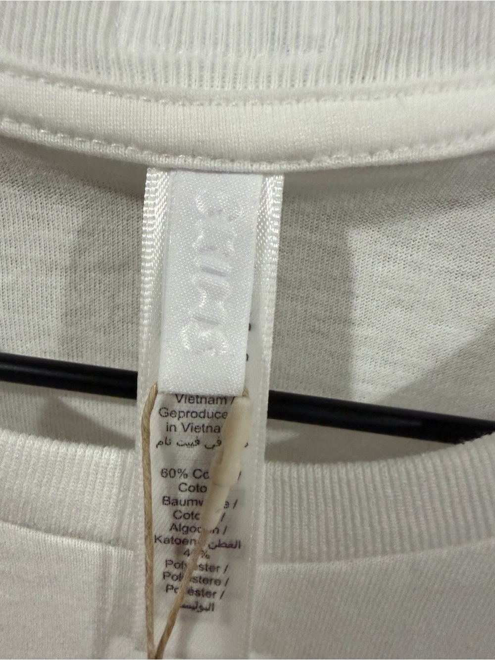 NWT SKIMS Women’s White Crewneck T-Shirt Size XS (Oversized) - Picture 5 of 10